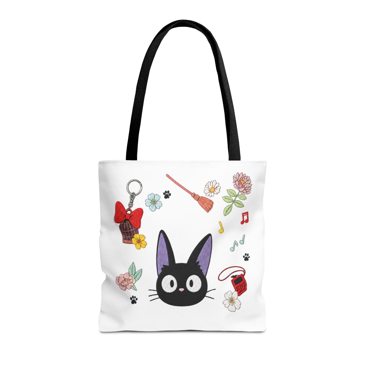 Studio Ghibli® Kiki's Delivery Service Jiji & Icons Denim Bags - alternate angle 3, merchandise