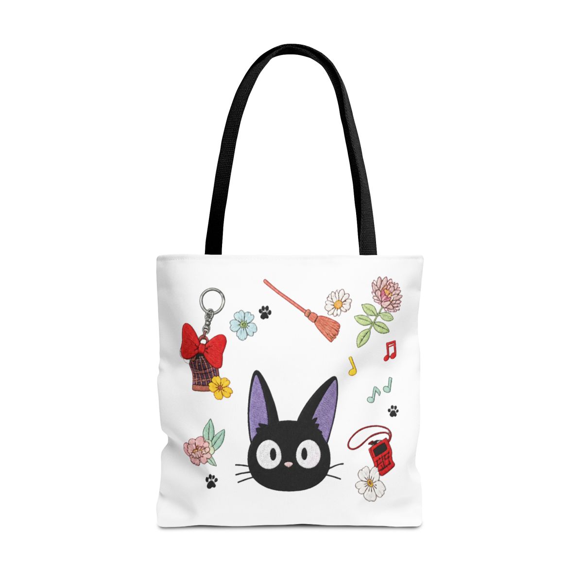 Studio Ghibli® Kiki's Delivery Service Jiji & Icons Denim Bags - alternate angle 4, merchandise