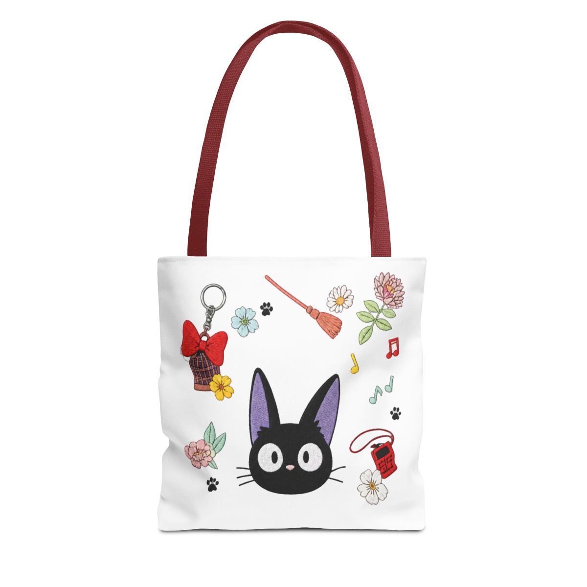 Studio Ghibli® Kiki's Delivery Service Jiji & Icons Denim Bags - alternate angle 5, merchandise