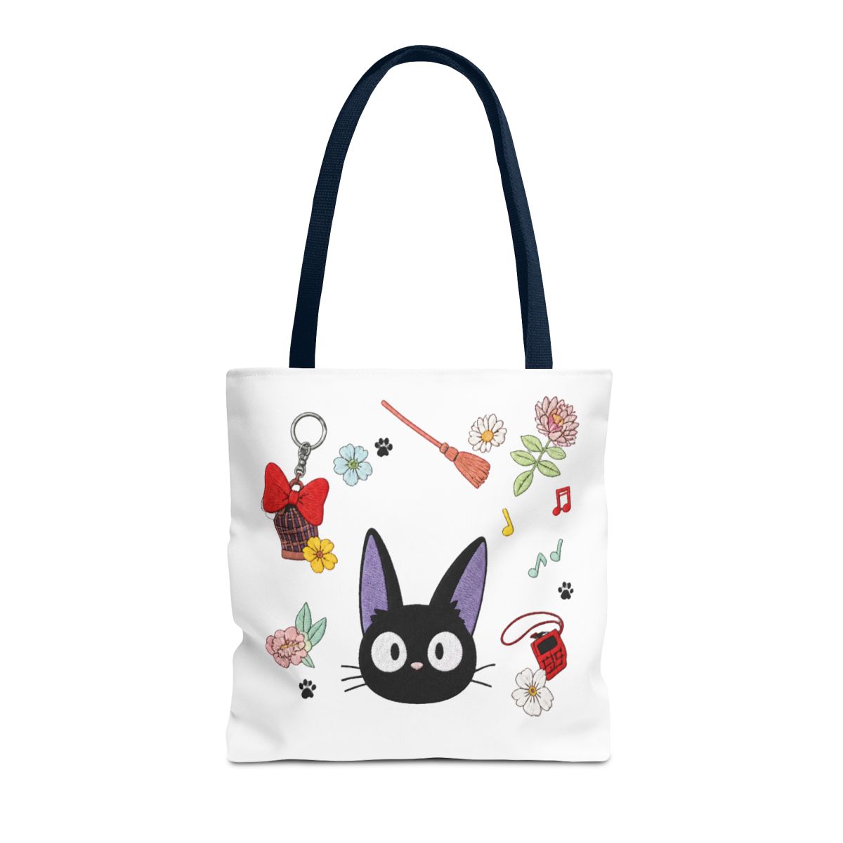 Studio Ghibli® Kiki's Delivery Service Jiji & Icons Denim Bags - alternate angle 2, merchandise