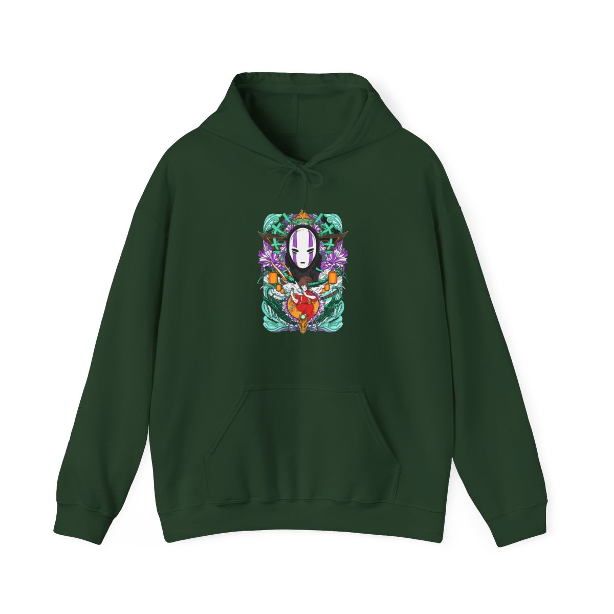 Spirited Away Hoodie No Face Bathhouse Anime Miyazaki | Studio Ghibli - alternate angle 5, merchandise