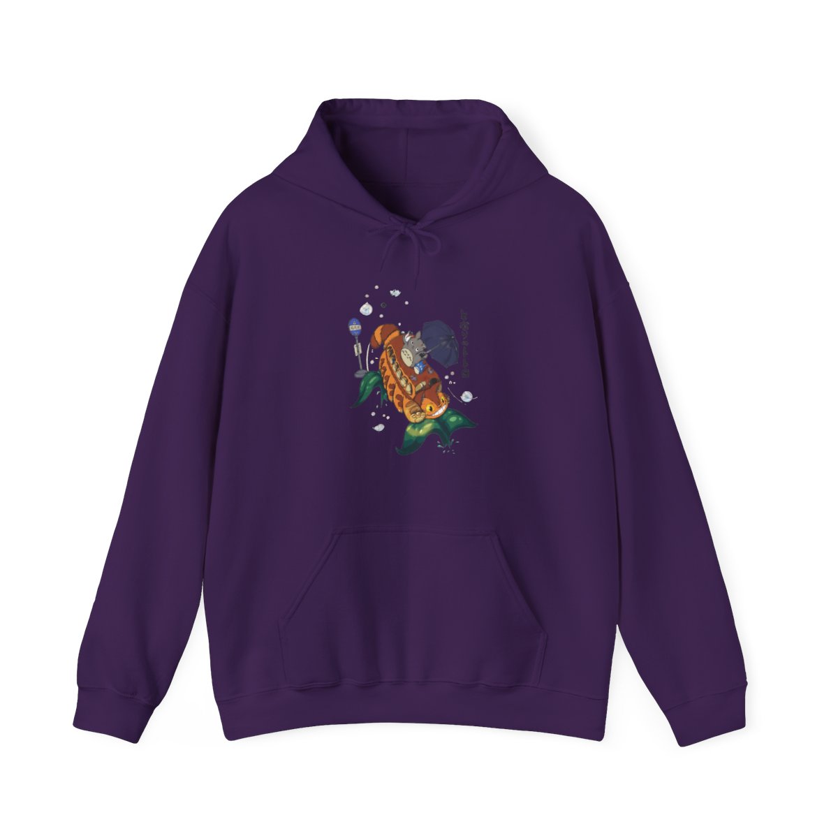 Totoro Catbus My Neighbour Totoro Streetwear Hoodie | Studio Ghibli - alternate angle 4, merchandise