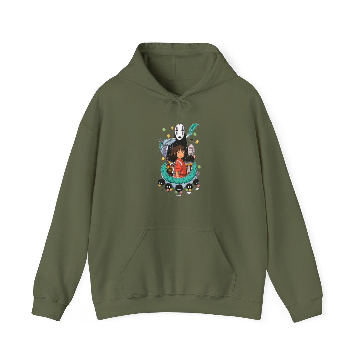 Chihiro & Friends Spirited Away Studio Ghibli Hoodie - alternate angle 5, merchandise